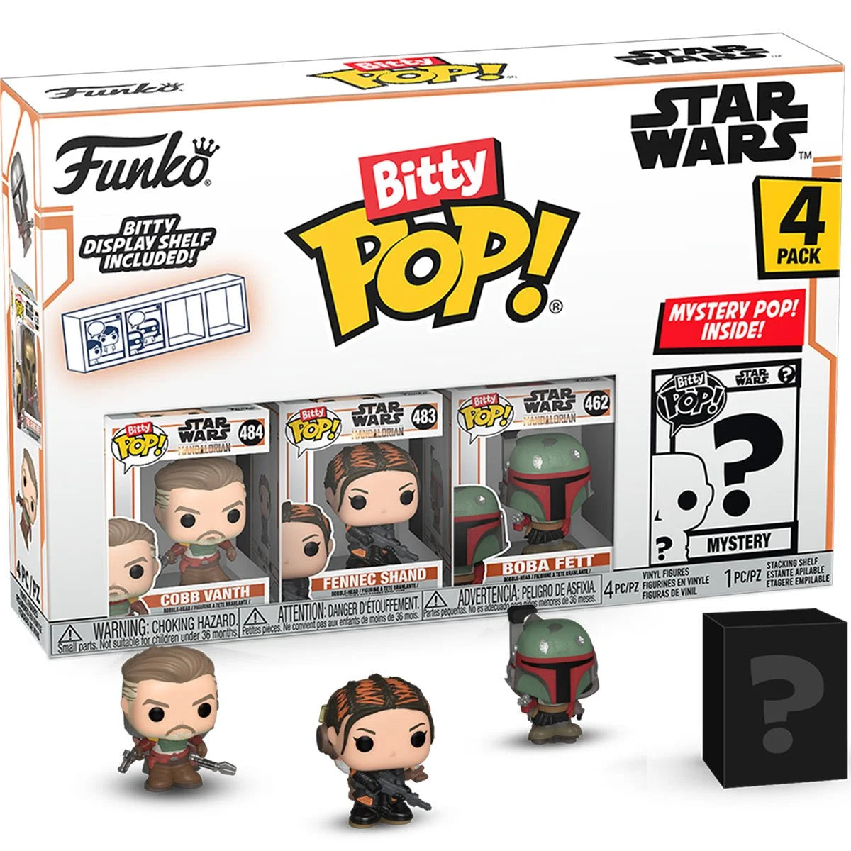 Funko Bitty Pop Star Wars The Mandalorian: Cobb Vanth 4-pack