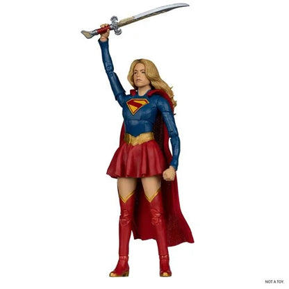 PREVENTA McFarlane DC Multiverse Deluxe Theatrical Edition Wave 4 Supergirl Movie Supergirl and Baby Krypto 7-Inch Scale Action Figure