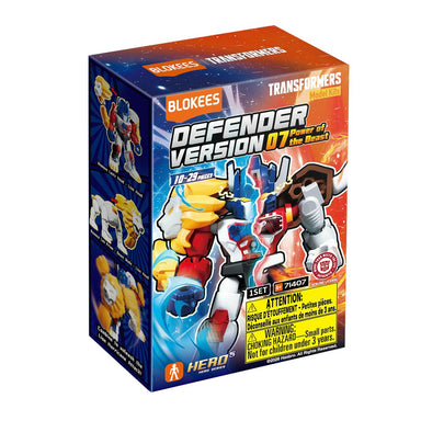 PREVENTA Blokees Defender Version Transformers: 07 Power of the Beast - Caja Completa (12 Piezas)