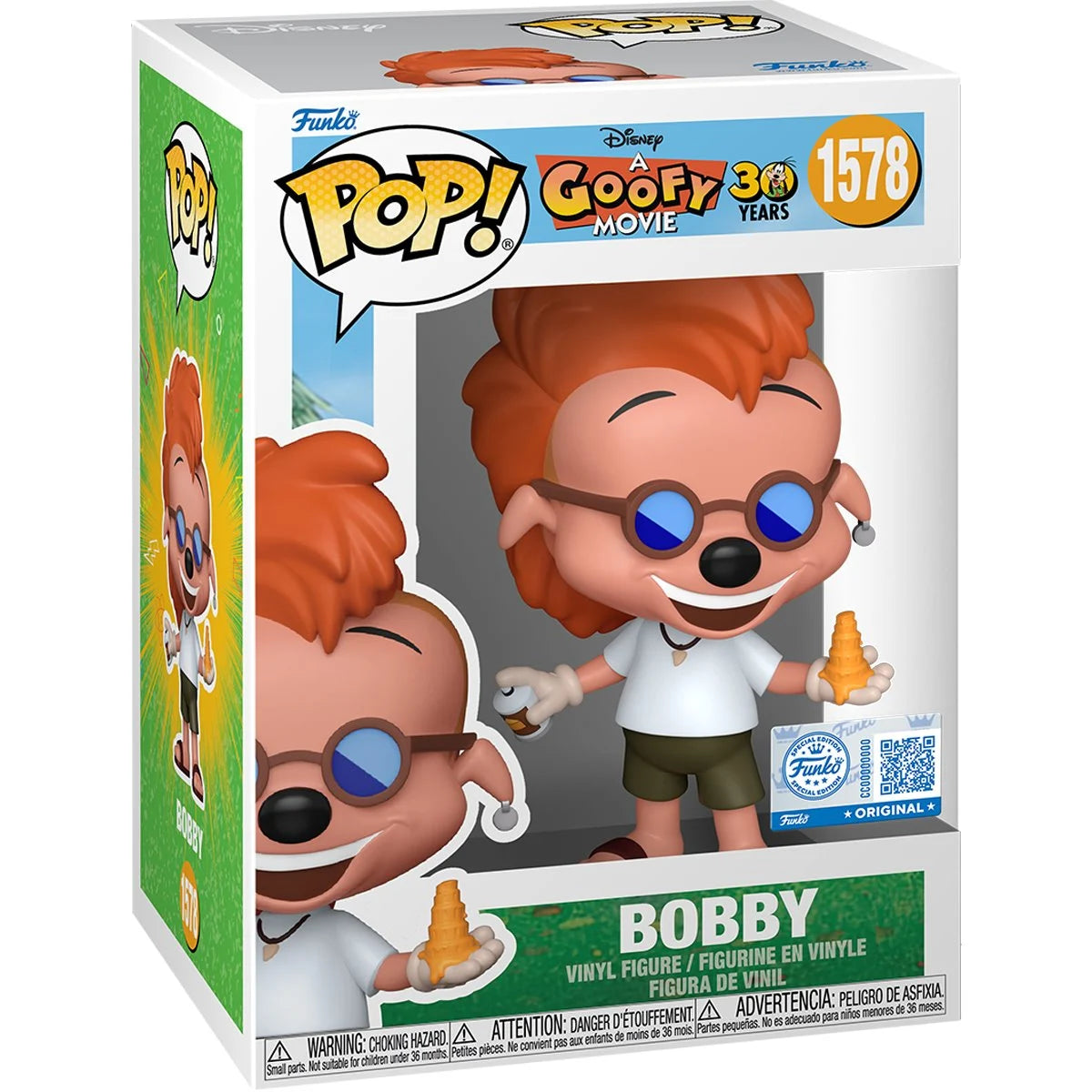 Funko Pop A Goofy Movie 30th Anniversary: Bobby - Specialty Series (1578)