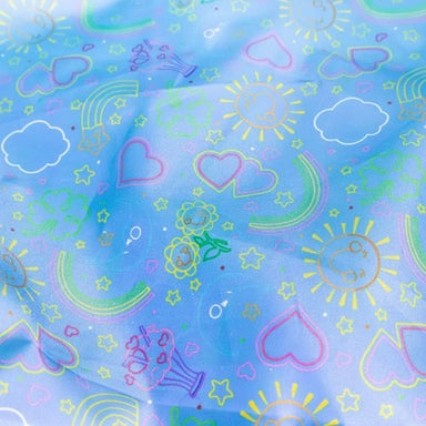 Whatever! Care Bears and Clouds Quilted Nylon Tote Bag