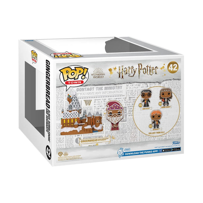 Funko Pop Town Harry Potter: Gingerbread Albus Dumbledore and Hogwarts (42)