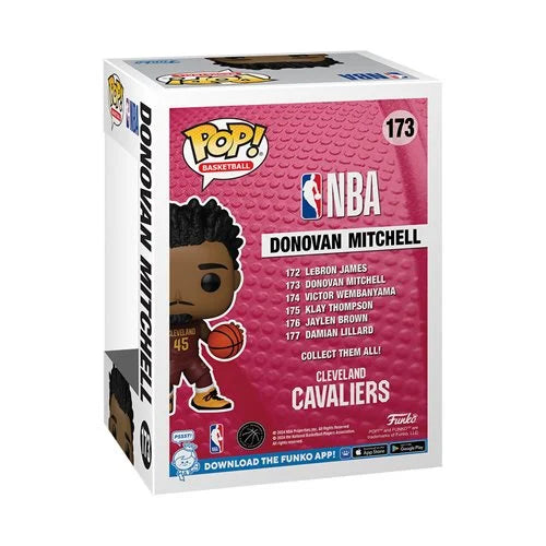 Funko Pop NBA Cleveland Cavaliers: Donovan Mitchell (173)