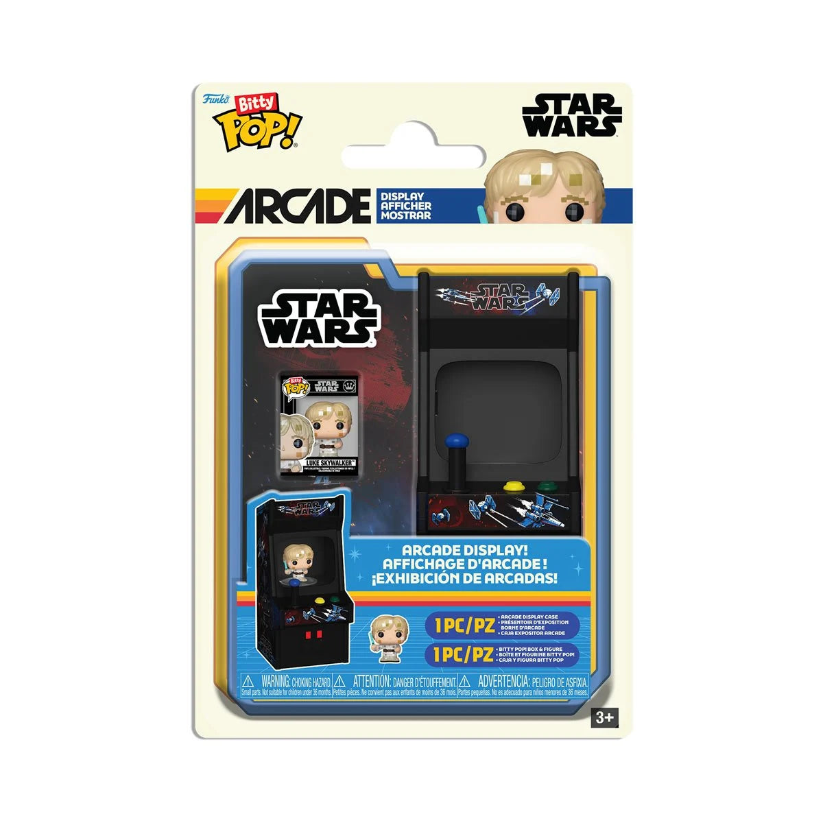 Funko Pop Bitty Arcade Star Wars Luke Skywalker 8-Bit