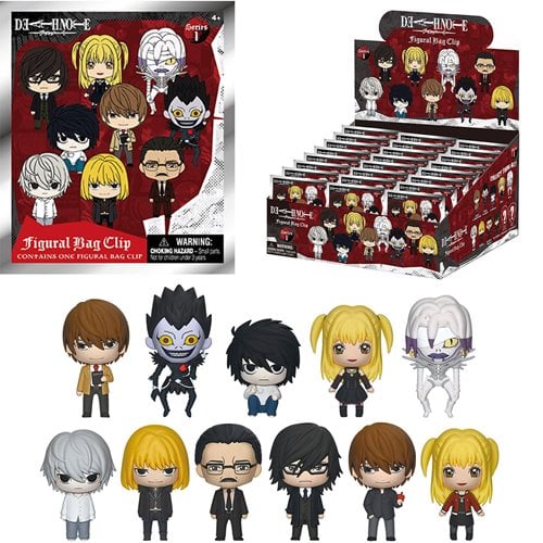 Monogram Foam Bag Clip: Death Note Series 1 - Individual Sorpresa