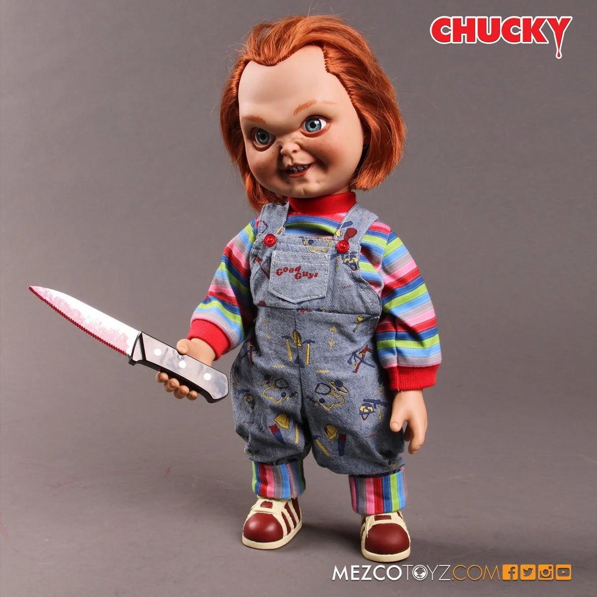 Mezco Toyz Child's Play: Sneering Chucky Talking Doll