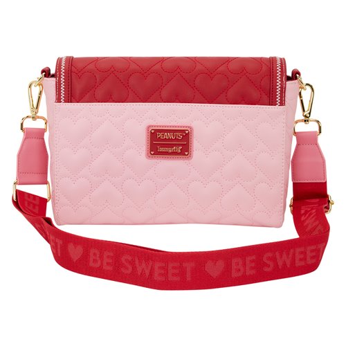 Loungefly Peanuts Snoopy Valentine's Day Charm Crossbody Bag