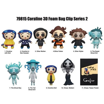Monogram Foam Bag Clip: Coraline Series 2 - Individual Sorpresa