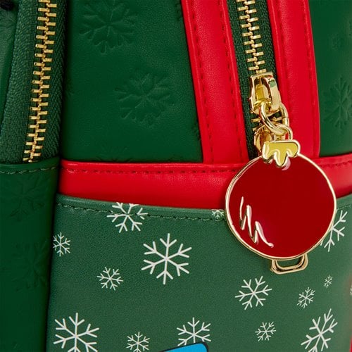 Loungefly Dr. Seuss Grinch Holiday Tree Light-Up Mini-Backpack