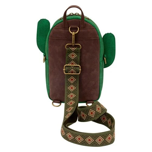PREVENTA Loungefly Peanuts Spike Desert Cactus Sling Crossbody Bag
