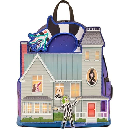 Loungefly Beetlejuice: Maitland House Glow in the Dark Mini-Backpack