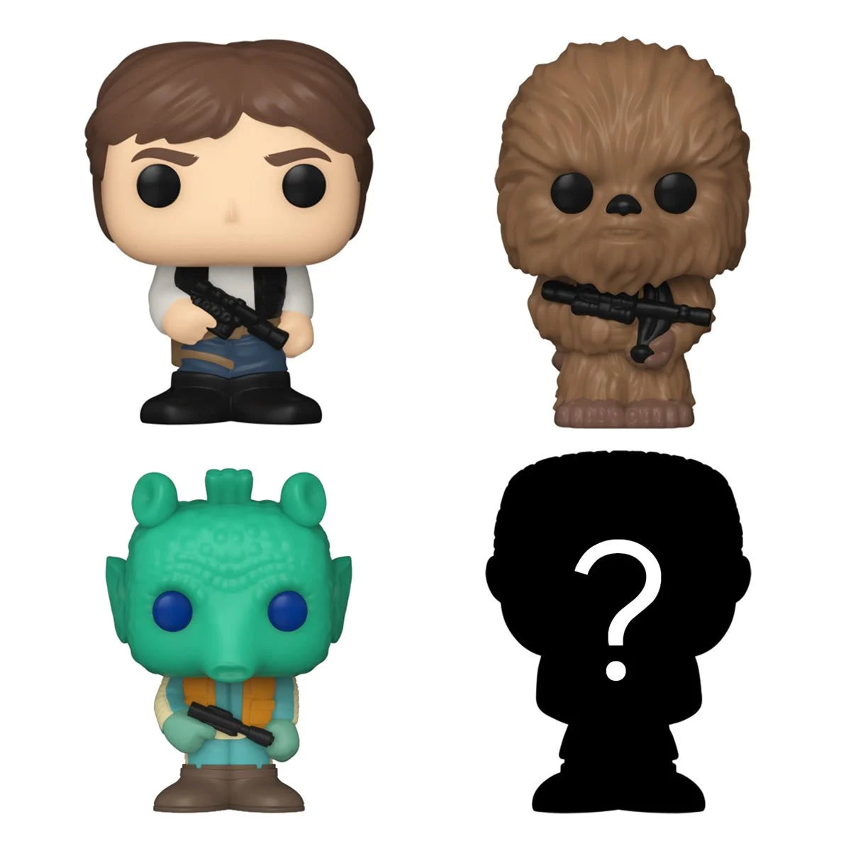 Funko Bitty Pop Star Wars A New Hope: Han Solo 4-Pack