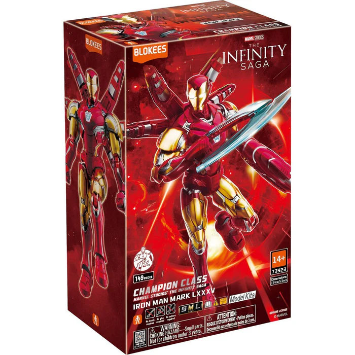 PREVENTA Blokees Champion Class Marvel Infinity Saga: Ironman Mark LXXXV (73923)