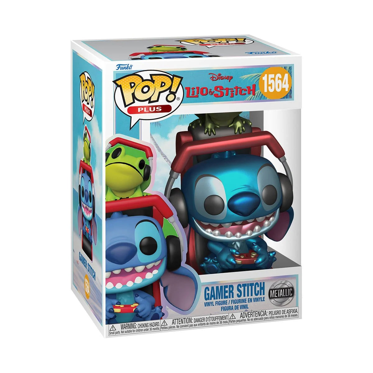 PREVENTA Funko Pop Plus Lilo & Stitch: Gamer Stitch (1564)