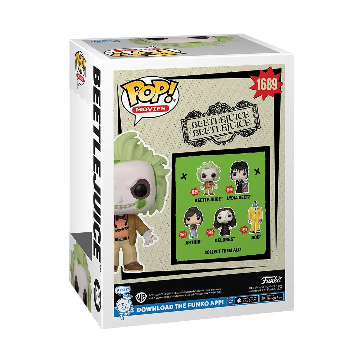 Funko Pop Beetlejuice 2: Beetlejuice (1689)