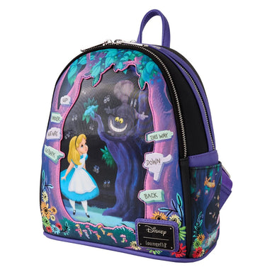 Loungefly Alice In Wonderland Dark Forest Lenticular Mini-Backpack