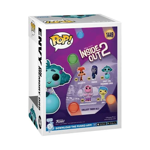 Funko Pop Inside Out 2: Envy on Memory Orb (1449)