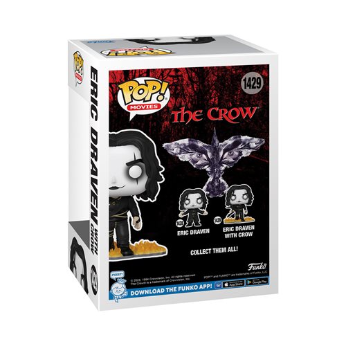 Funko Pop The Crow: Eric Draven with crow (1429)