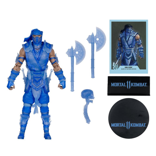 Mcfarlane Mortal Kombat: Mortal Kombat 11 - Sub Zero Gitd Gold Label 7 Pulgadas