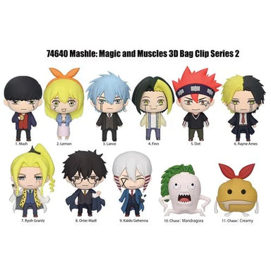 Monogram Foam Bag Clip: Mashle: Magic and Muscles Series 2 - Individual Sorpresa