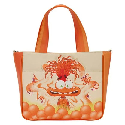 Loungefly Inside Out 2 Anxiety Tote Bag with Coin Bag