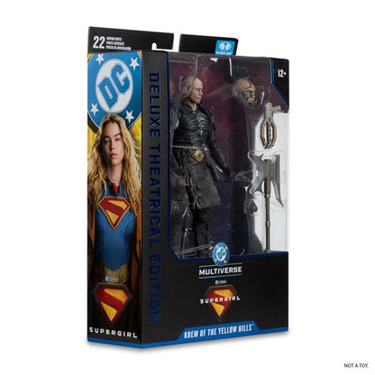 PREVENTA McFarlane DC Multiverse Deluxe Theatrical Edition Wave 4 Supergirl Movie Krem of the Yellow Hills 7-Inch Scale Action Figure