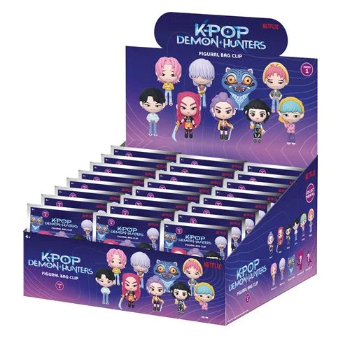 Monogram Foam Bag Clip: K-Pop Demon Hunters Series  1  - Individual Sorpresa