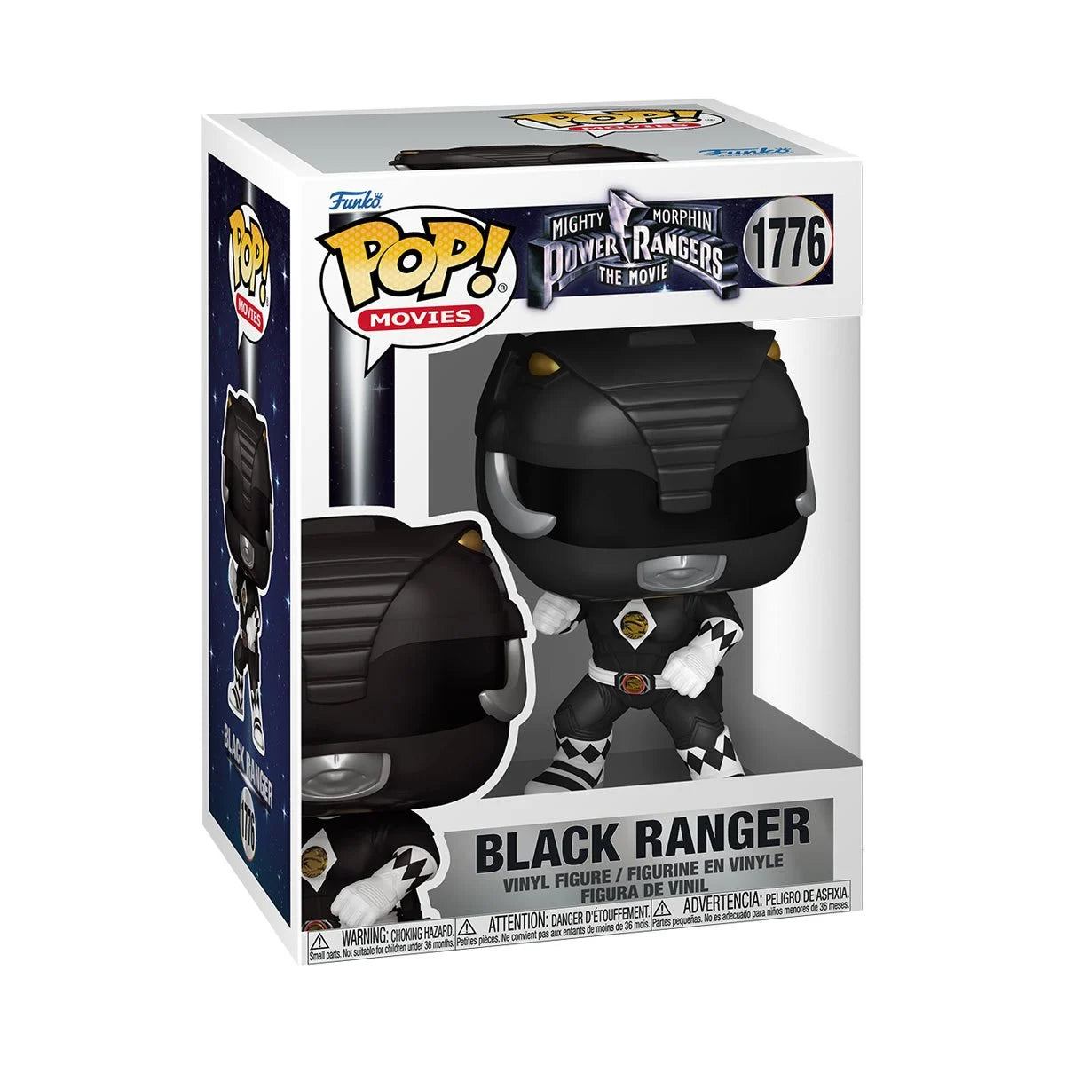Funko Pop Mighty Morphin Power Rangers The Movie: Black Ranger (1776)