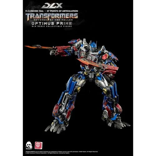 ThreeZero Transformers: Revenge of the Fallen: Optimus Prime DLX Action Figure