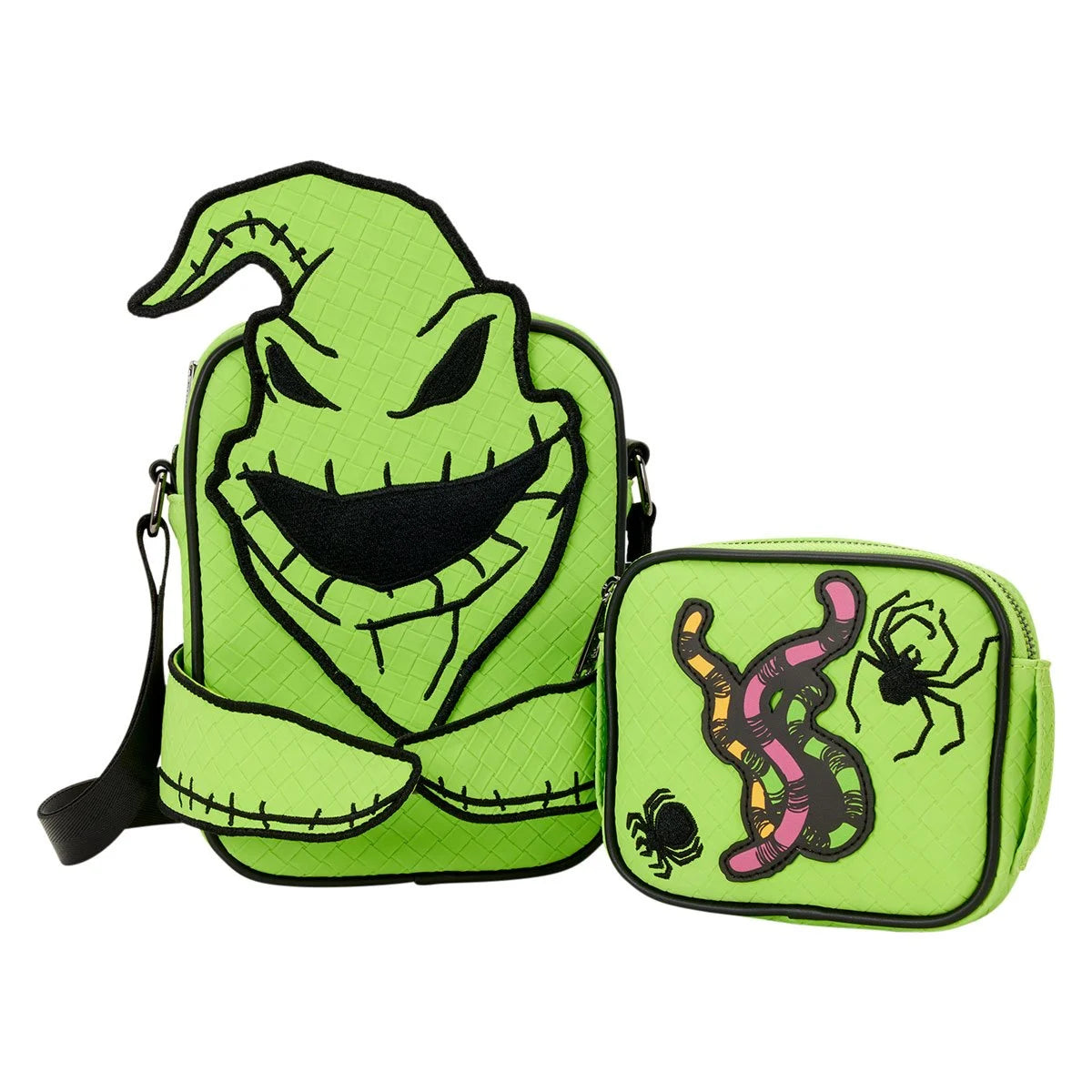 Loungefly The Nightmare Before Christmas Oogie Boogie Glow-in-the-Dark Crossbuddies Bag