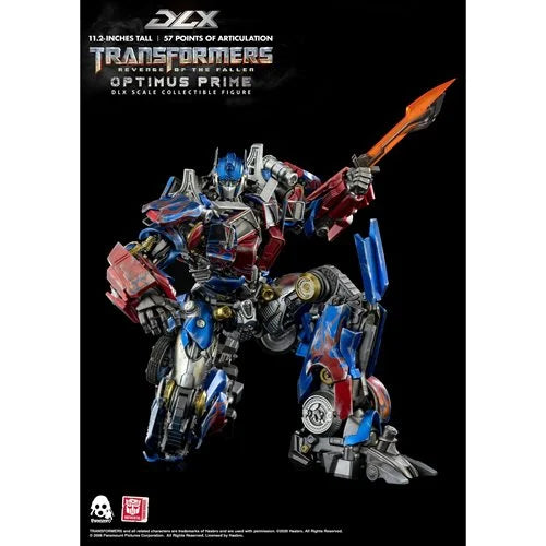 ThreeZero Transformers: Revenge of the Fallen: Optimus Prime DLX Action Figure