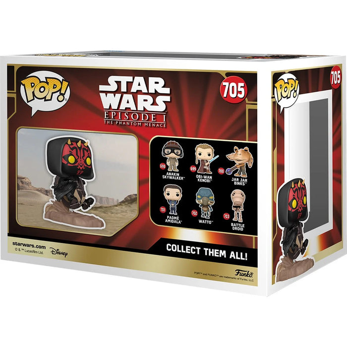 Funko Pop Rides Star Wars Episode I - The Phantom Menace: Darth Maul on Bloodfin Speeder (705)