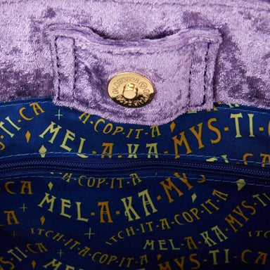 Loungefly Hocus Pocus Velvet Broom Handle Handbag