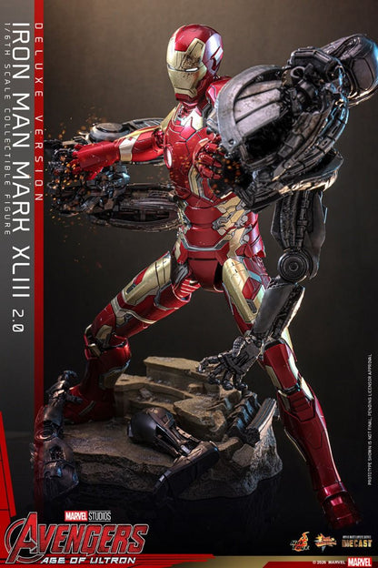 PREVENTA Hot Toys The Avengers: Age Of Ultron: Iron Man Mark XLIII 2.0 Deluxe Escala 1:6
