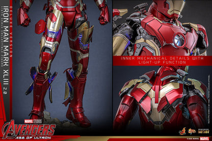 PREVENTA Hot Toys The Avengers: Age Of Ultron: Iron Man Mark XLIII 2.0 Deluxe Escala 1:6