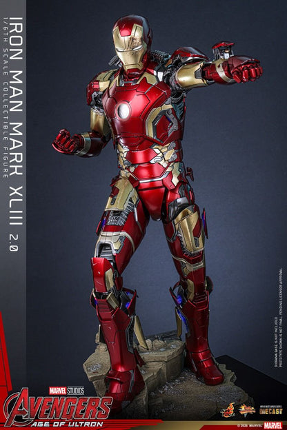 PREVENTA Hot Toys The Avengers: Age Of Ultron: Iron Man Mark XLIII 2.0 Escala 1:6