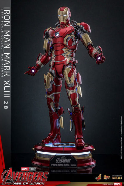 PREVENTA Hot Toys The Avengers: Age Of Ultron: Iron Man Mark XLIII 2.0 Escala 1:6