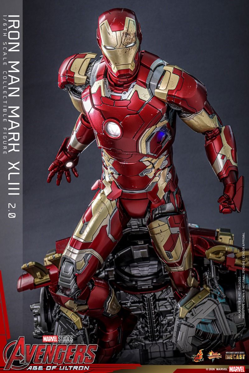 PREVENTA Hot Toys The Avengers: Age Of Ultron: Iron Man Mark XLIII 2.0 Escala 1:6