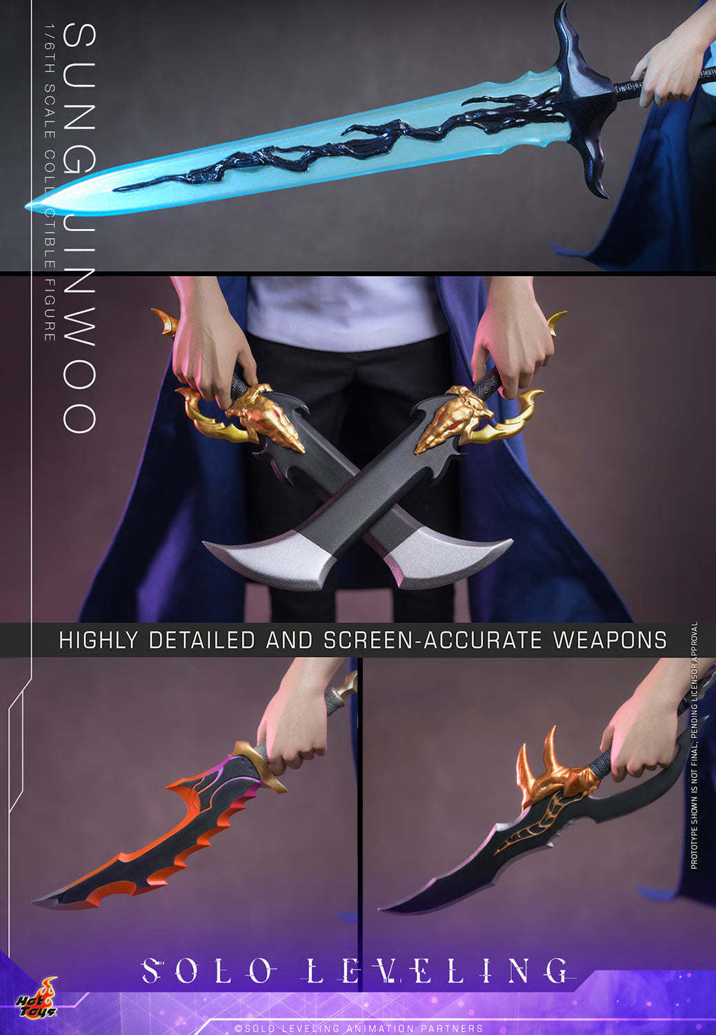 PREVENTA Hot Toys Solo Leveling: Sung Jinwoo Escala 1:6