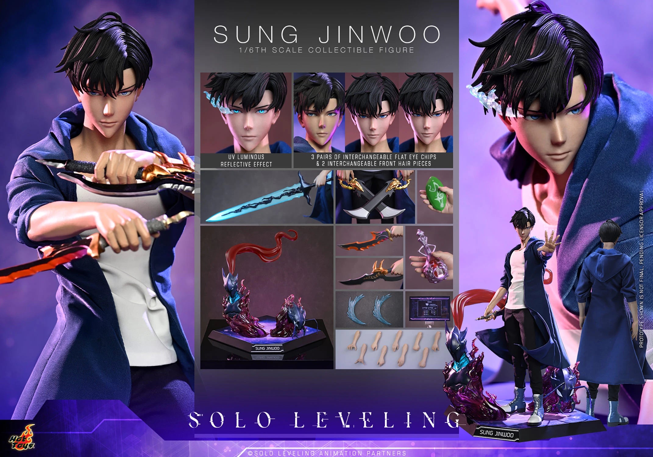 PREVENTA Hot Toys Solo Leveling: Sung Jinwoo Escala 1:6