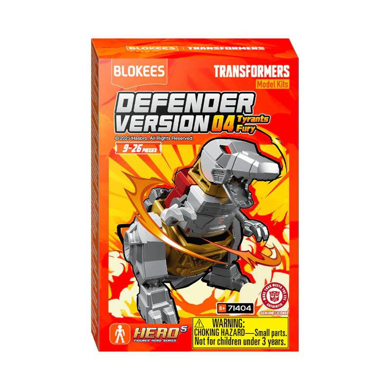 Blokees Defender Version Transformers: 04 Tyrants Fury - Unitario Sorpresa (71404)