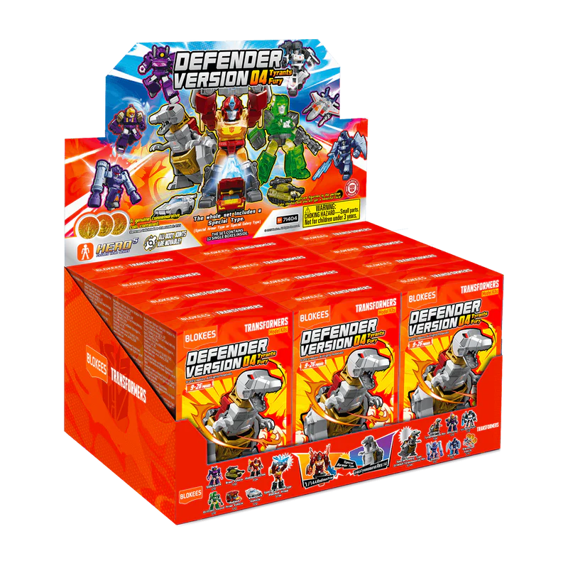 Blokees Defender Version Transformers: 04 Tyrants Fury - Unitario Sorpresa (71404)