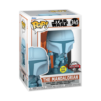 Funko Pop Star Wars: The Mandalorian Hologram Glows in the dark - Special Edition (345)