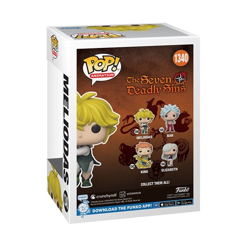 Funko Pop Seven Deadly Sins: Meliodas (1340)