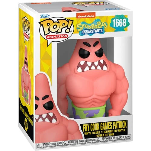 Funko Pop Nickelodeon SpongeBob SquarePants 25th Anniversary: Fry Cook Games Patrick (1668)