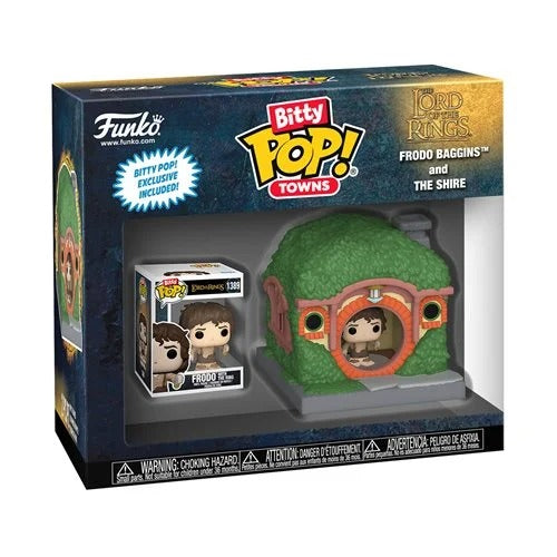 PREVENTA Funko Bitty Pop Town The Lord of the Rings: Frodo Baggins and The Shire