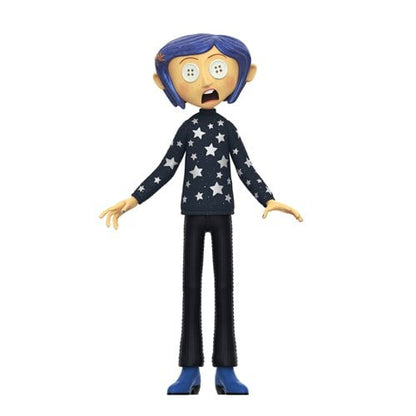 PREVENTA Super7 SuperSize Coraline Button Eyes Figure Glows in the dark