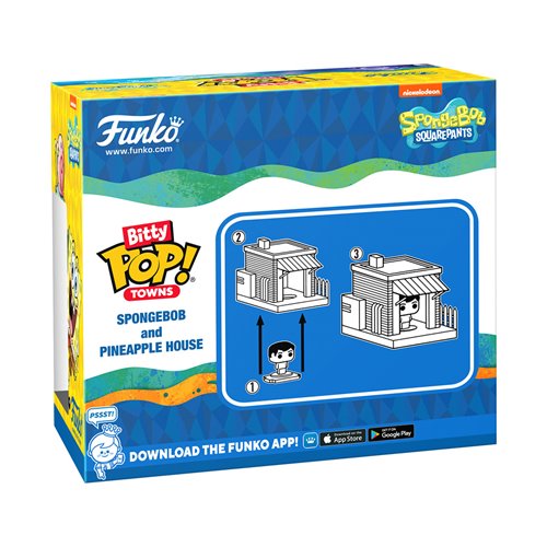 PREVENTA Funko Bitty Pop Town SpongeBob SquarePants and Pinapple House