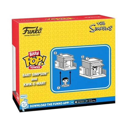 PREVENTA Funko Bitty Pop Town The Simpsons: Bart Simpson and Kwik-E-Mart