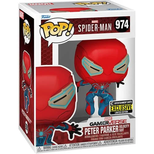 Funko Pop Spider-Man 2: Spider-Man Velocity Suit - EE Exclusive (974)